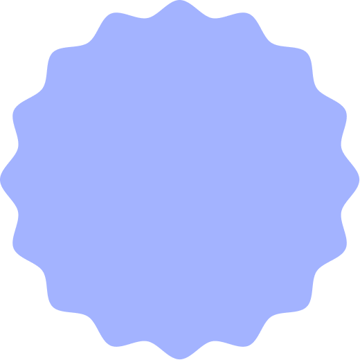 Blue decorative doodle pattern