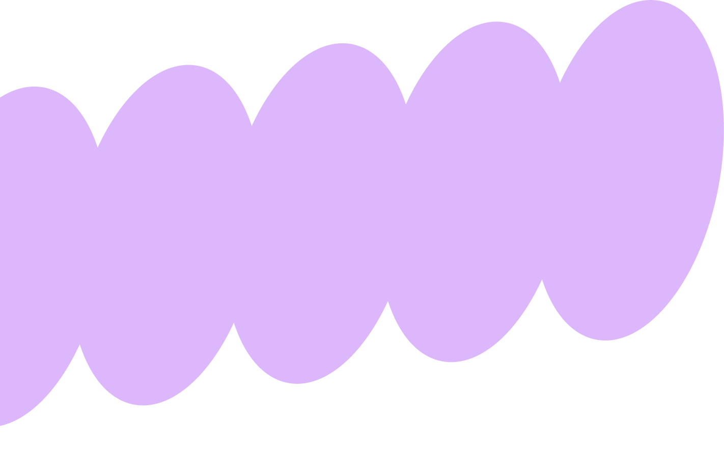 purple doodle decoration