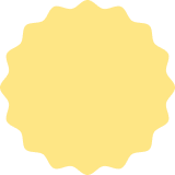 Amber decorative blob